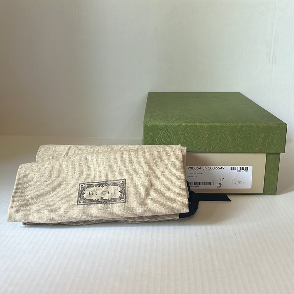 EMPTY Gucci shoes box and dust bags